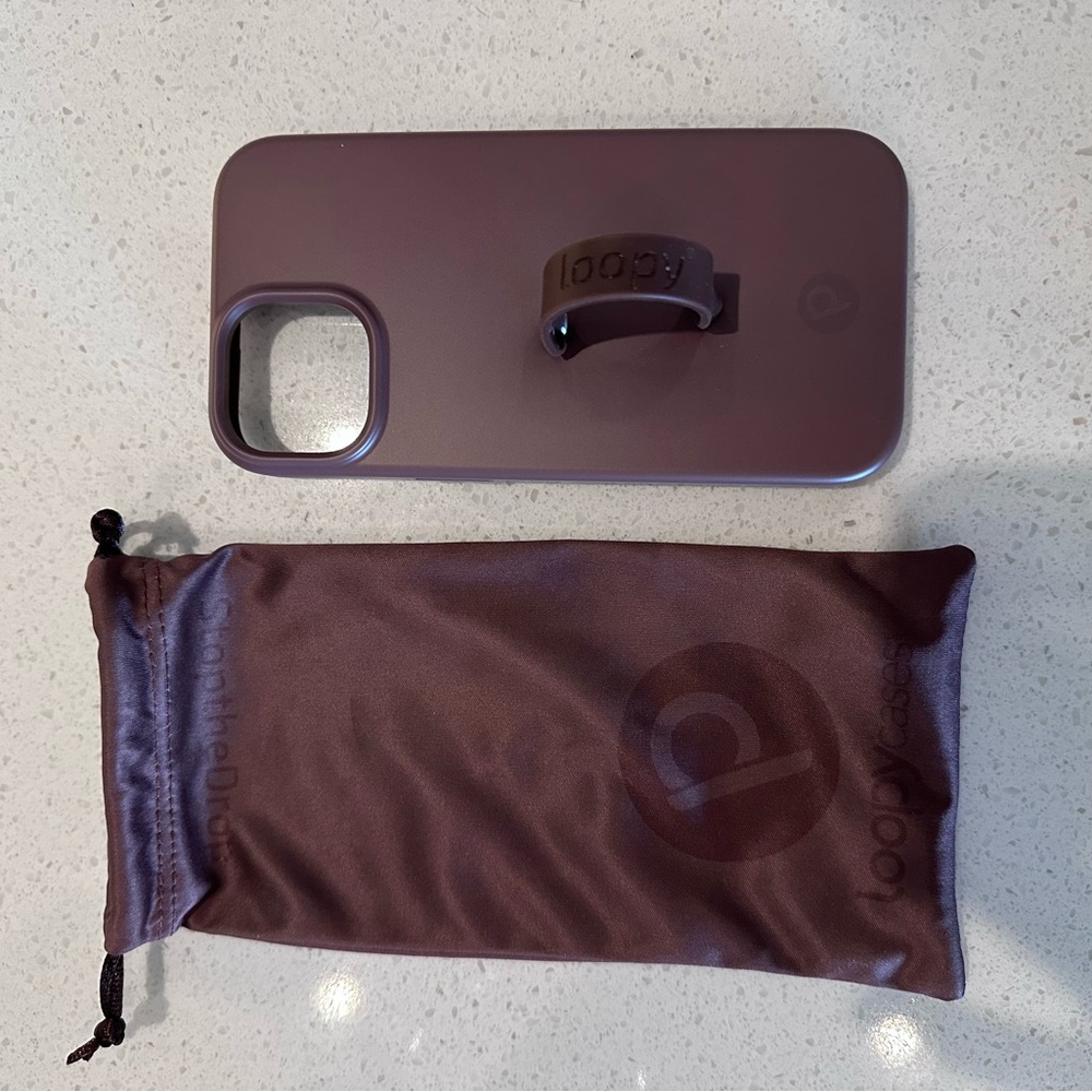 iPhone 15 brand new Loopy case in espresso
